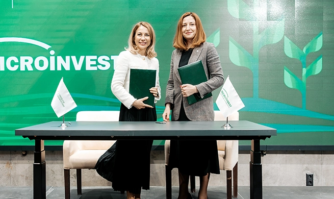 Un nou angajament pentru o economie mai verde: GGF și Microinvest semnează un nou acord de 10 milioane EUR pentru susținerea investițiilor verzi